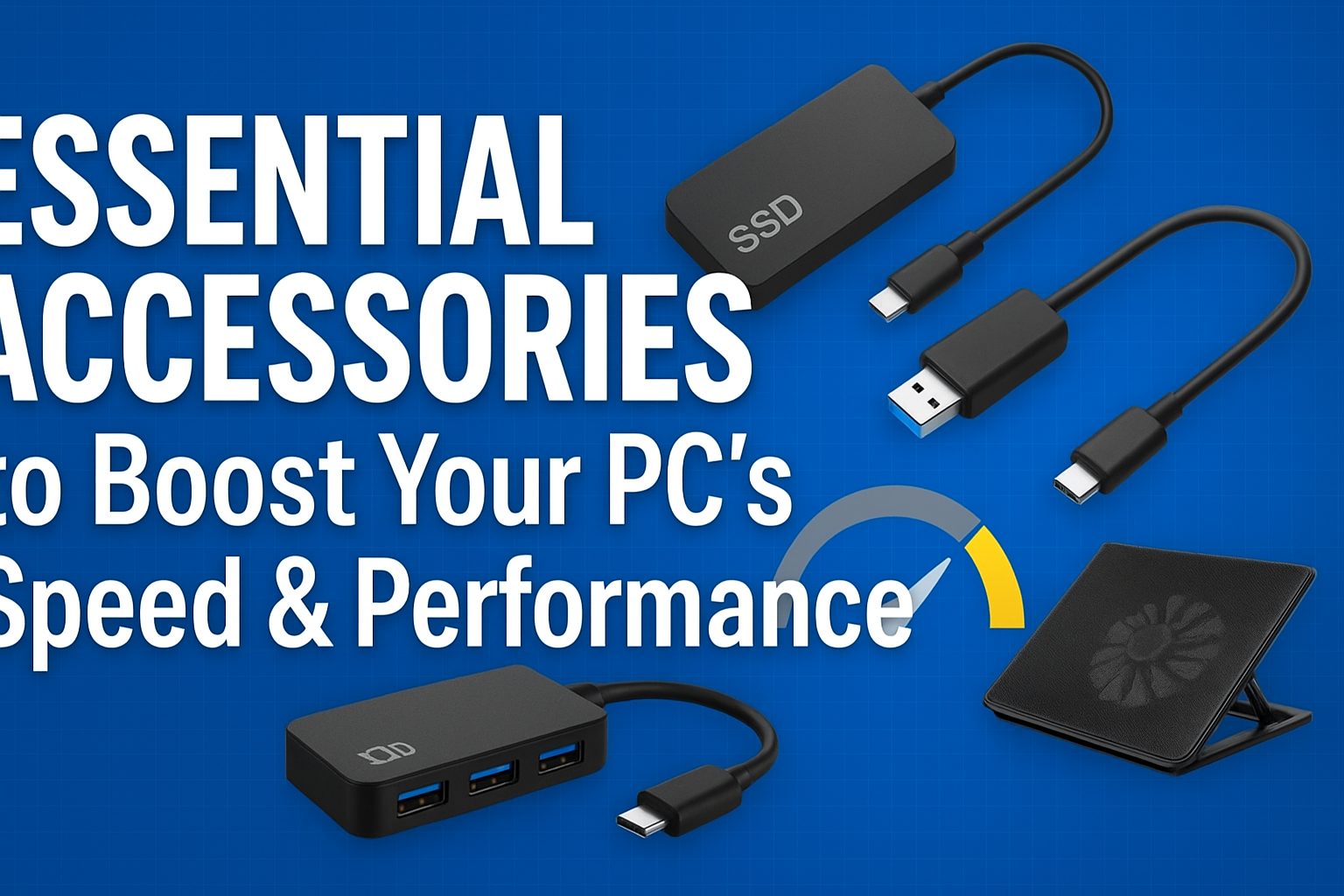 🚀 Essential Accessories to Boost Your PC’s Speed & Performance
