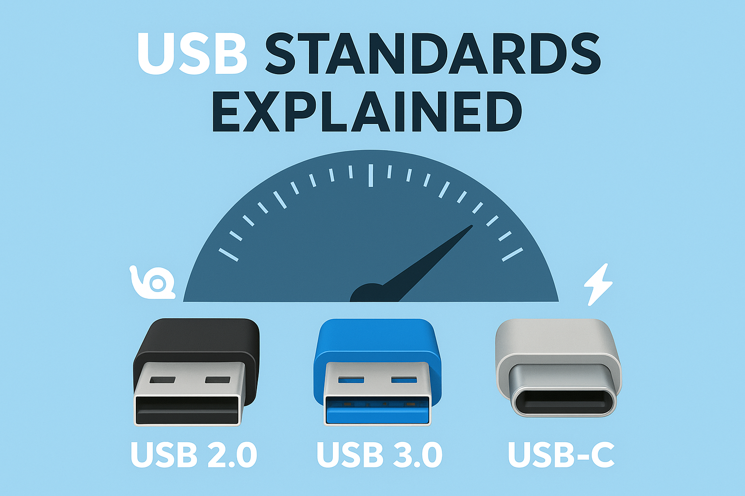 What’s the Difference Between USB 2.0, 3.0, and USB-C?