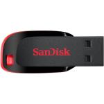 SanDisk Cruzer Blade 128GB, USB 2.0, Flash Drive, Pendrive, Red,